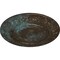 Ekena Millwork Biddix Ceiling Medallion (Fits Canopies up to 7 1/2"), 20 7/8"OD x 1 1/4"P, Bronze Blue Patina CM20BXBBS - alternate 3